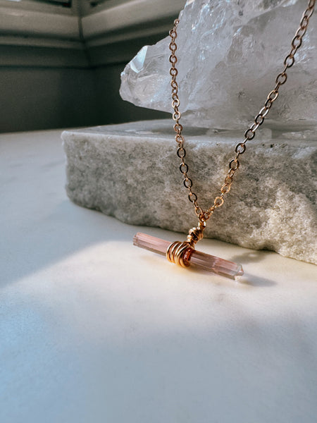 Bio Tourmaline - Rose Gold - ISHKJEWELS