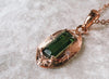 Soul Compass Olive Green Tourmaline Rose Gold Specimen 3 - ISHKJEWELS