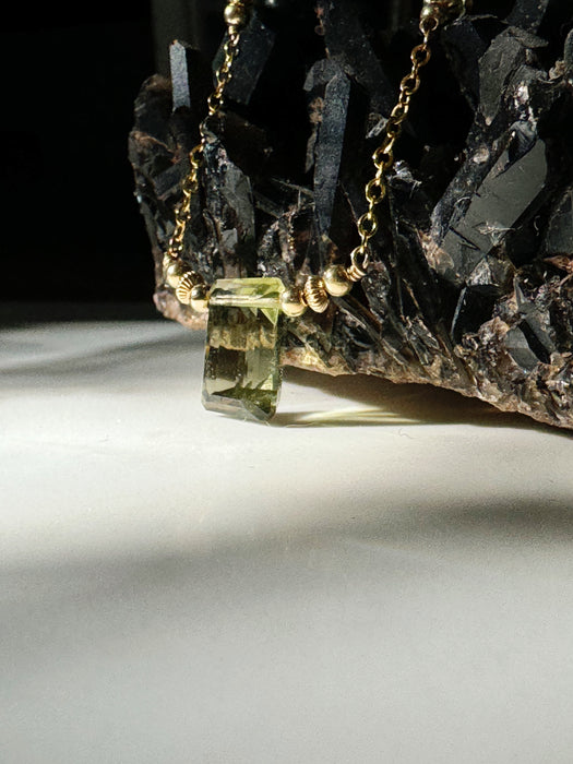 Green Amethyst Emerald Cut - ISHKJEWELS