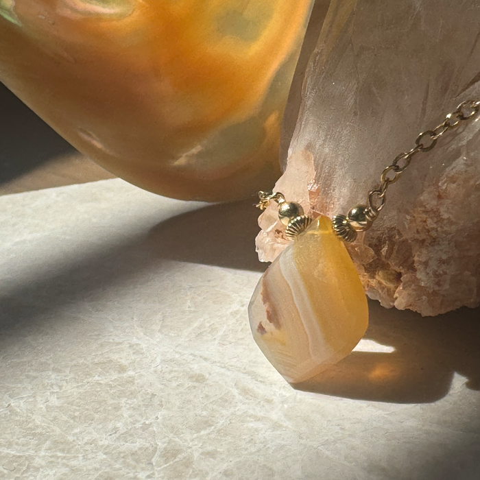 Yellow Opal Sacred Geometry