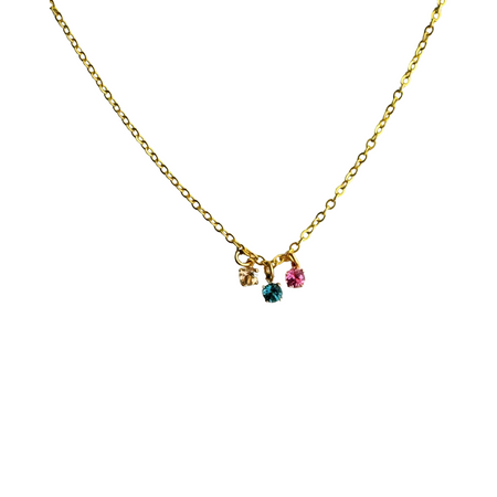 Crystal Charm Necklace - ISHKJEWELS