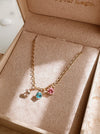 Crystal Charm Necklace - ISHKJEWELS