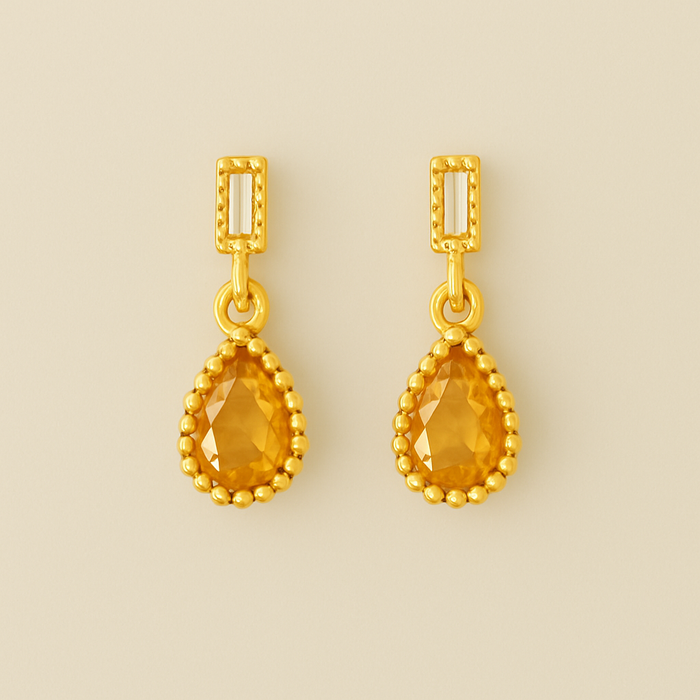 Aurelia Drop Earring - ISHKJEWELS