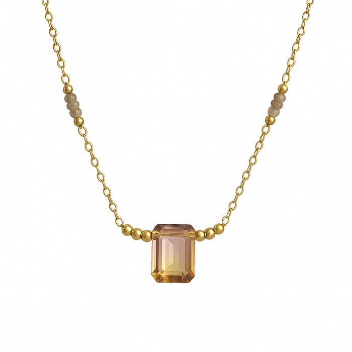 Ametrine Emerald Cut