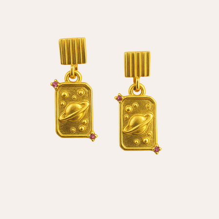 Galactic Trinity Earring - ISHKJEWELS