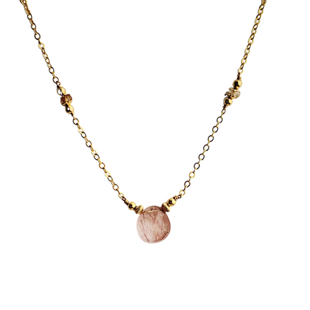 Copper Rutile Necklace - ISHKJEWELS