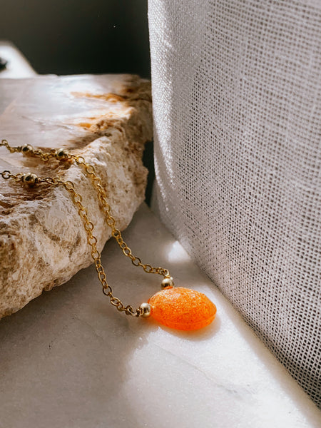 Sunstone Free Form Necklace - ISHKJEWELS