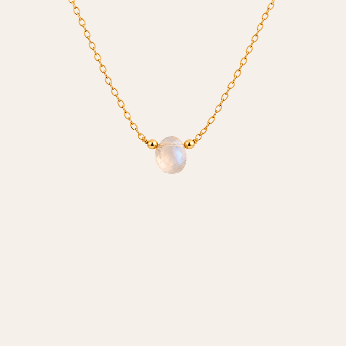 Moonstone Freeform Necklace - ISHKJEWELS