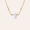 Rainbow Moonstone Emerald Cut - ISHKJEWELS