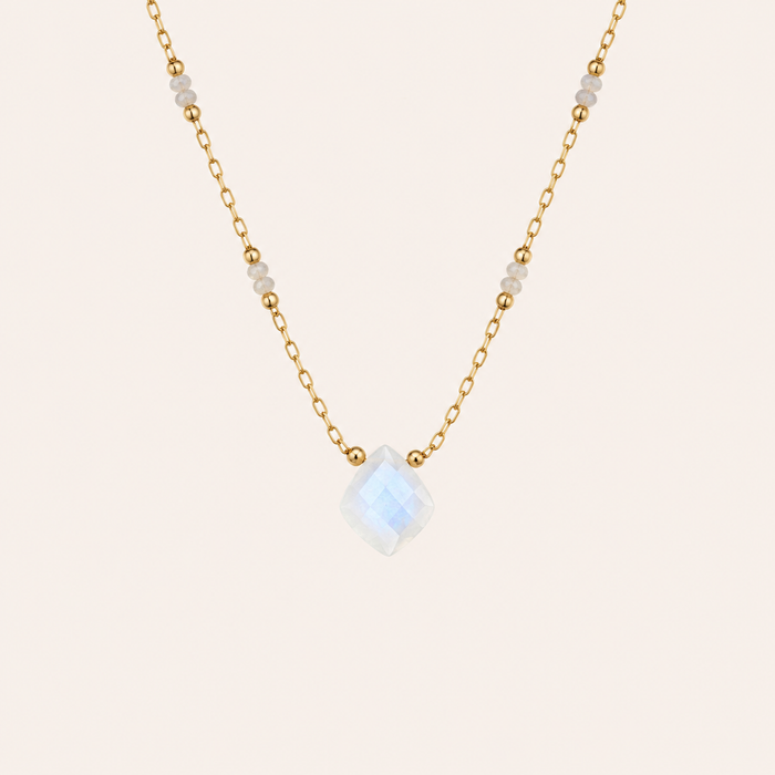 Rainbow Moonstone Sacred Geometry