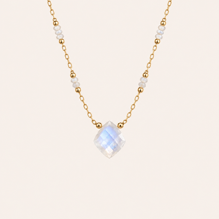 Rainbow Moonstone Sacred Geometry