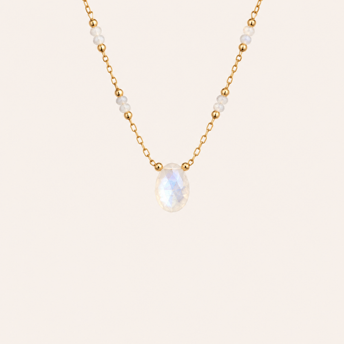 Pearlescent Moonstone Necklace
