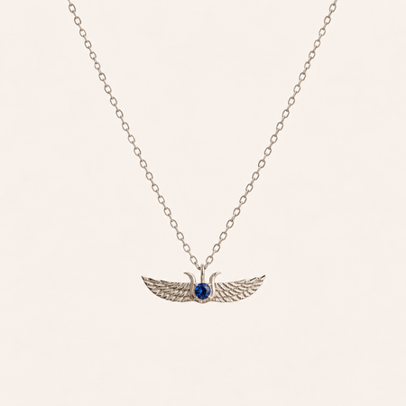 Blue Wings of Isis Amulet - ISHKJEWELS