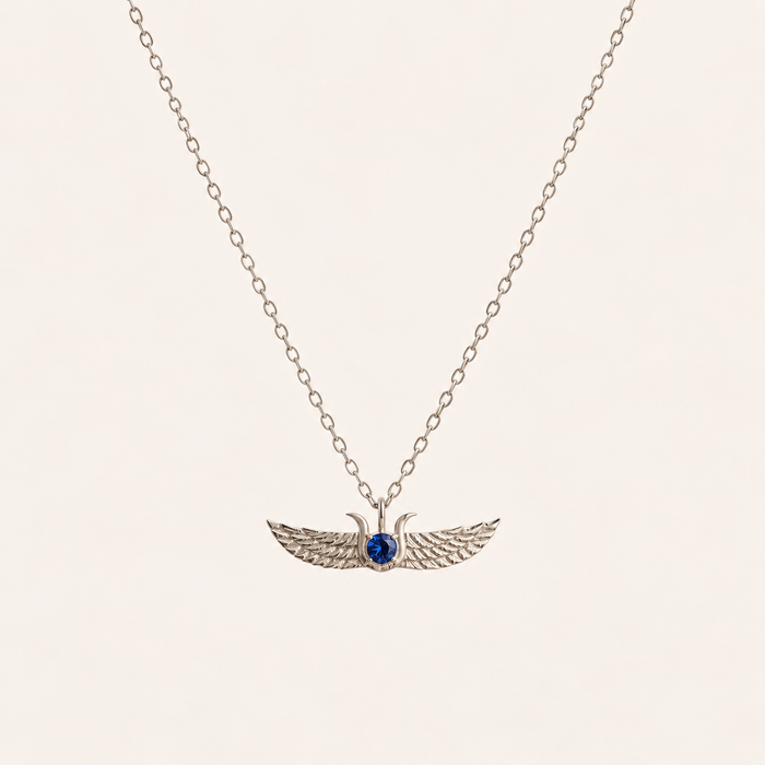 Blue Wings of Isis Amulet - ISHKJEWELS