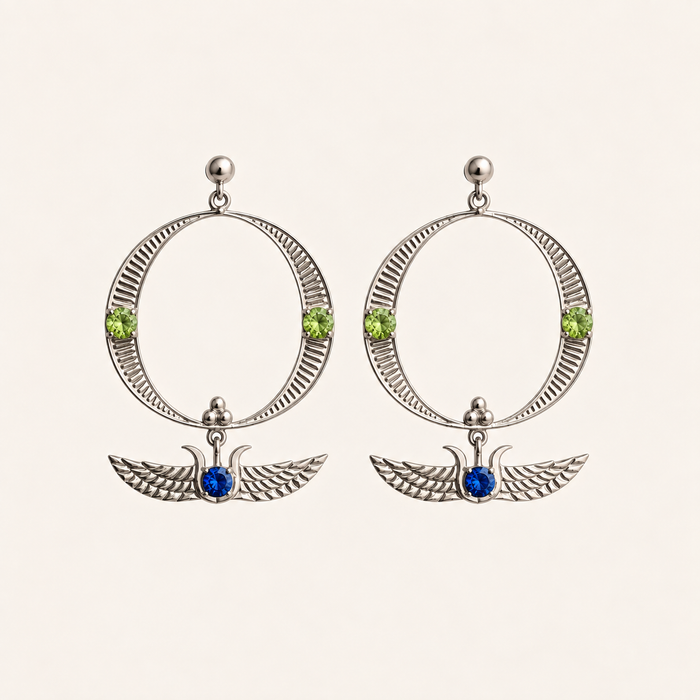 Blue Isis Earrings - ISHKJEWELS