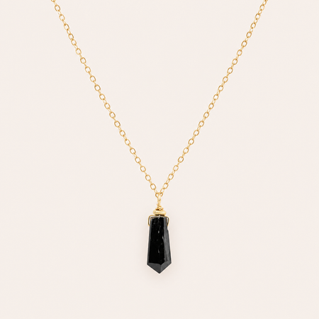Black Tourmaline Necklace - ISHKJEWELS