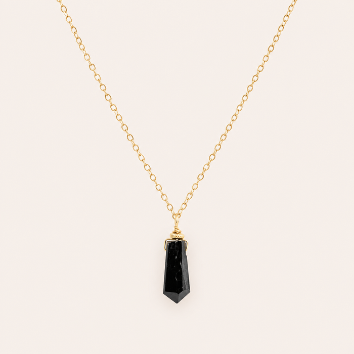 Black Tourmaline Necklace - ISHKJEWELS