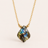 Blue Flash Labradorite Sacred Geometry - ISHKJEWELS