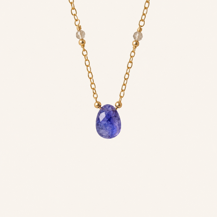 Tanzanite Freeform Necklace