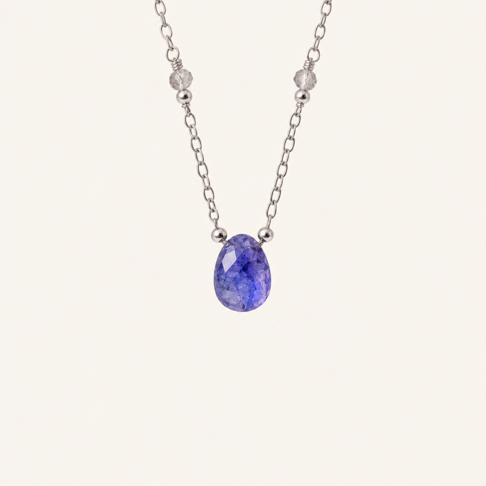 Tanzanite Freeform Necklace