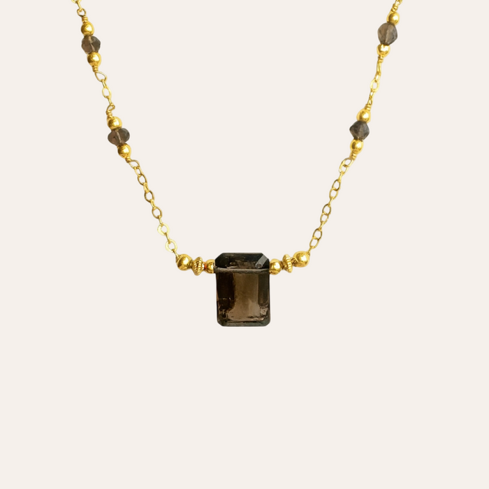 Smoky Quartz Emerald Cut