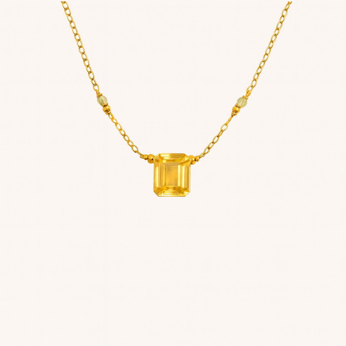 Citrine Emerald Cut - ISHKJEWELS