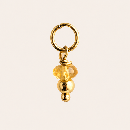 Citrine Crystal Charm - ISHKJEWELS