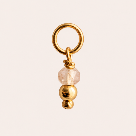 Imperial Topaz Crystal Charm - ISHKJEWELS