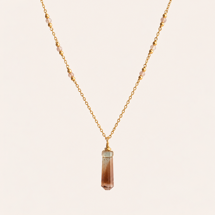 Imperial Topaz Necklace - ISHKJEWELS