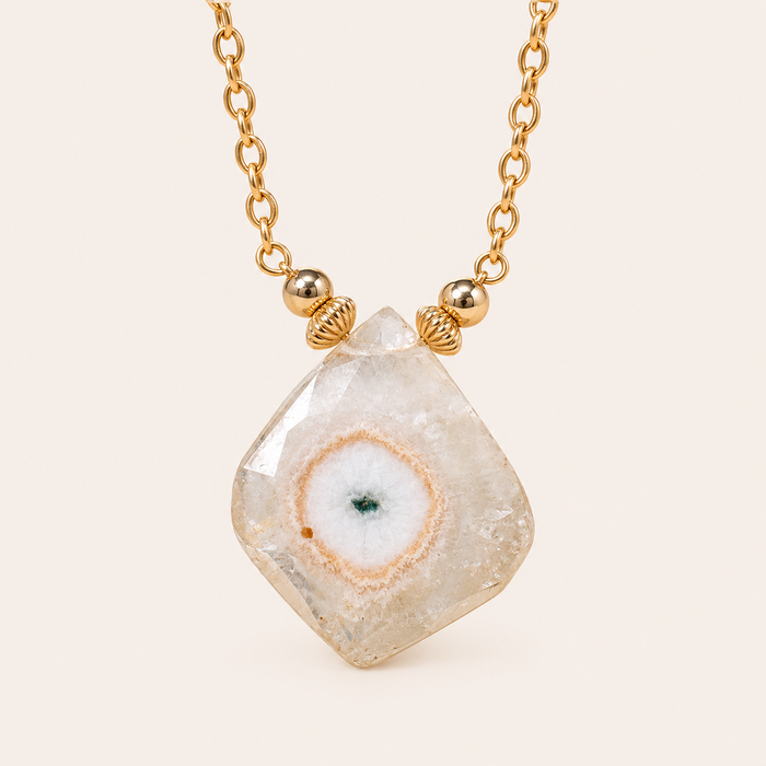 Solar Quartz Sacred Geometry - ISHKJEWELS