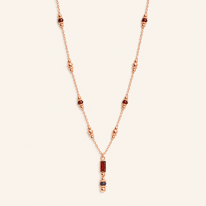 Ancient Garnet Necklace - ISHKJEWELS