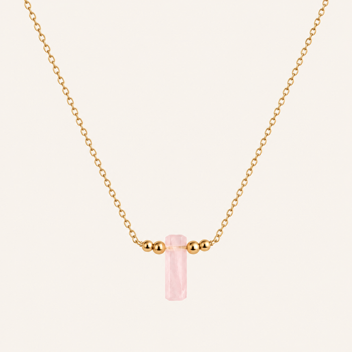 Rose Quartz mini healer necklace