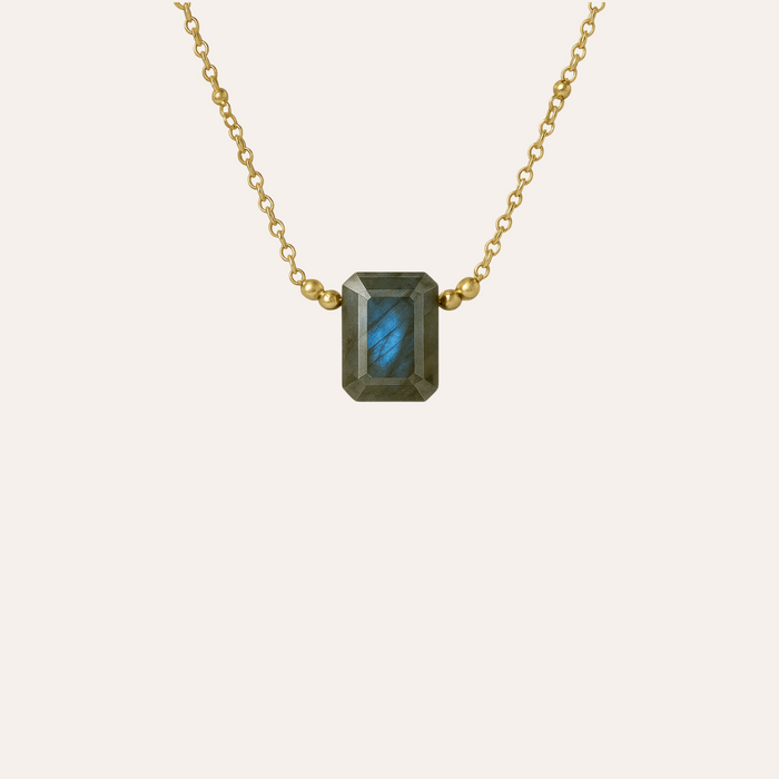Labradorite Emerald Cut
