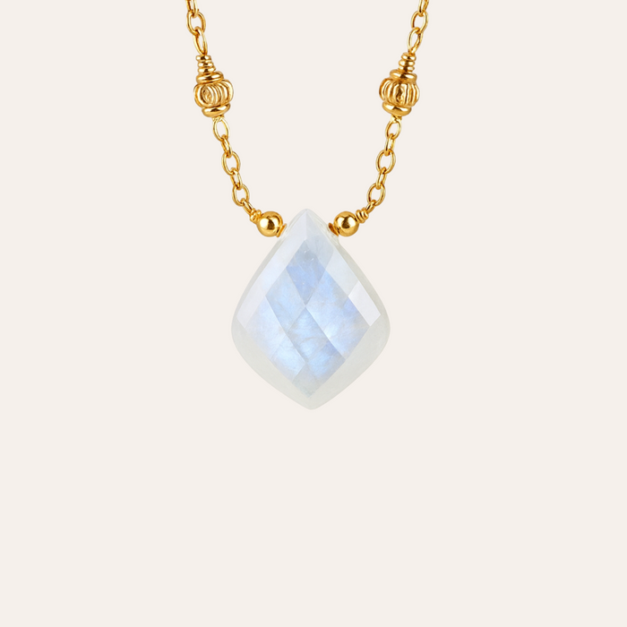 Rainbow Moonstone Sacred Geometry