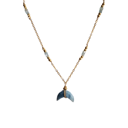 Blue Opal Moon - ISHKJEWELS