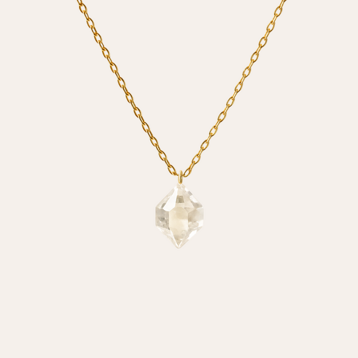 herkimer diamond necklace large