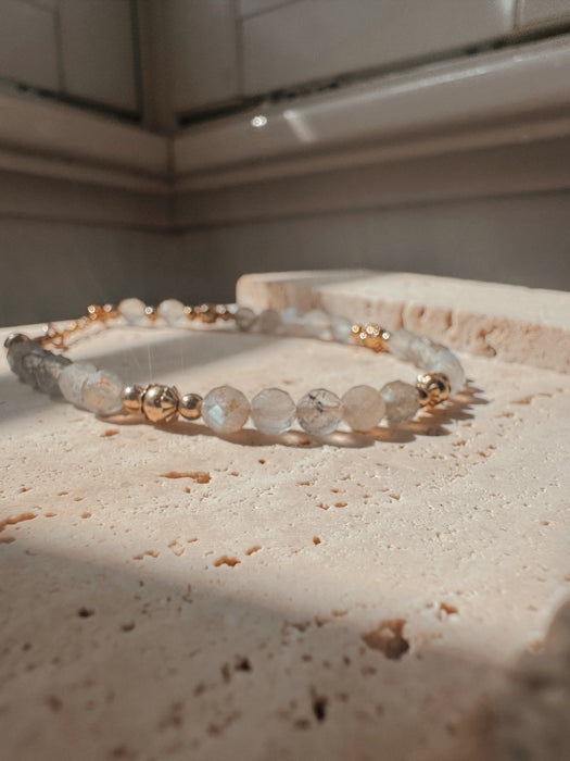 Labradorite Beaded Bracelet