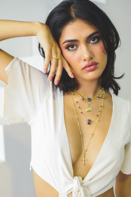 Labradorite Emerald Cut - ISHKJEWELS