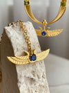 Blue Wings of Isis Amulet - ISHKJEWELS