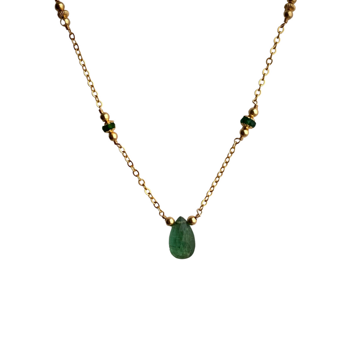 Green Kyanite Necklace - ISHKJEWELS
