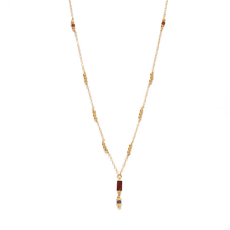 Ancient Garnet Necklace - ISHKJEWELS