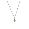 golden herkimer diamond necklace - ISHKJEWELS