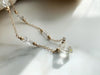herkimer diamond necklace mini - ISHKJEWELS