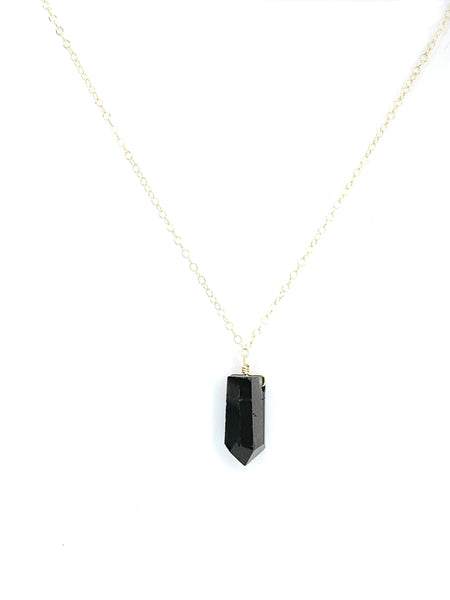 Black Tourmaline Necklace - ISHKJEWELS