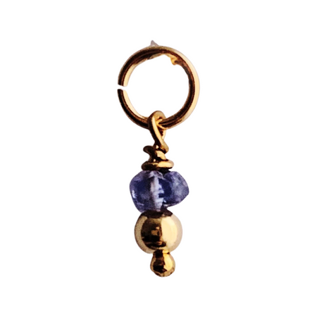 Tanzanite Crystal Charm - ISHKJEWELS