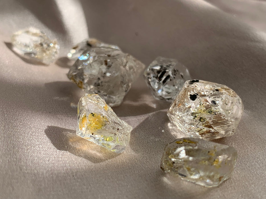 Raw diamond necklace deals