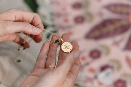 Unity Amulet Rose Gold - ISHKJEWELS