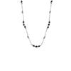 Black Garnet Lotus Necklace - ISHKJEWELS