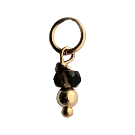 Smoky Quartz Crystal Charm - ISHKJEWELS