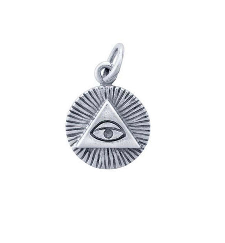 All Seeing Eye Pendant Silver - ISHKJEWELS